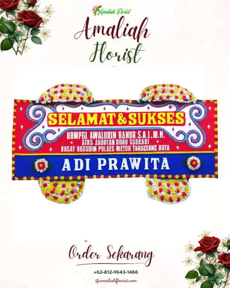 Papan Bunga Ucapan Selamat Karangan